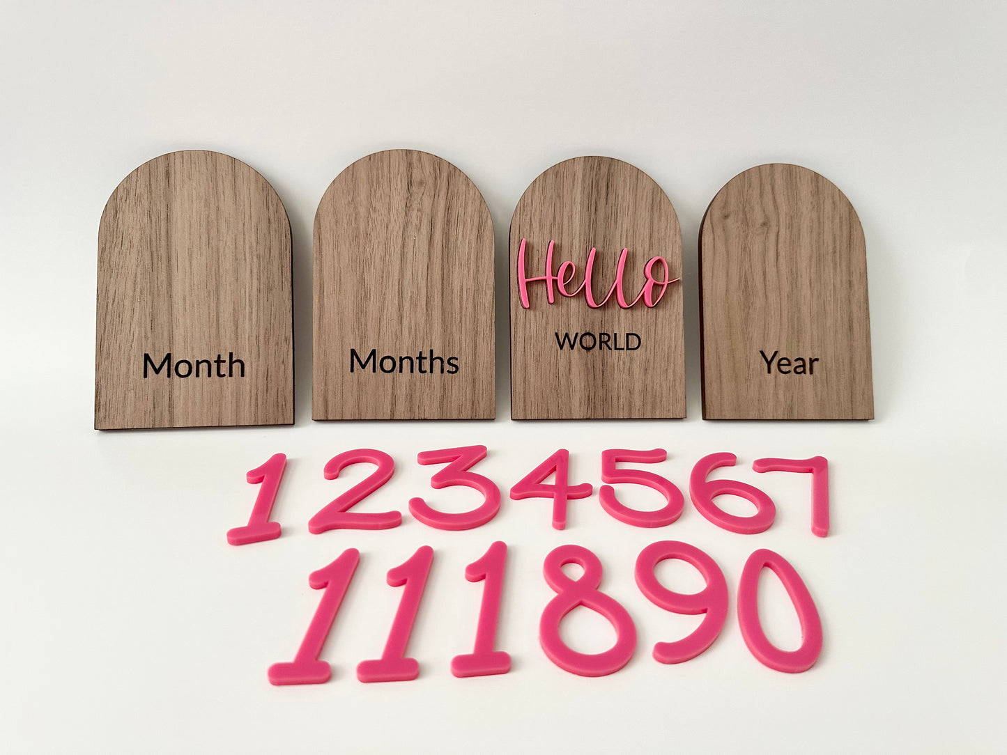 Premium Milestone Monthly Baby Markers Interchangeable- Customizable